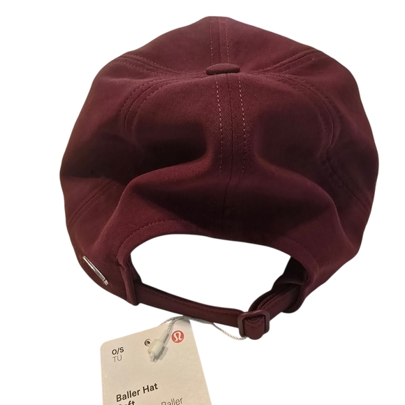lululemon Burgundy Deep Luxe Baller Hat Athletic Lightweight Cap NWT - Picture 2 of 9